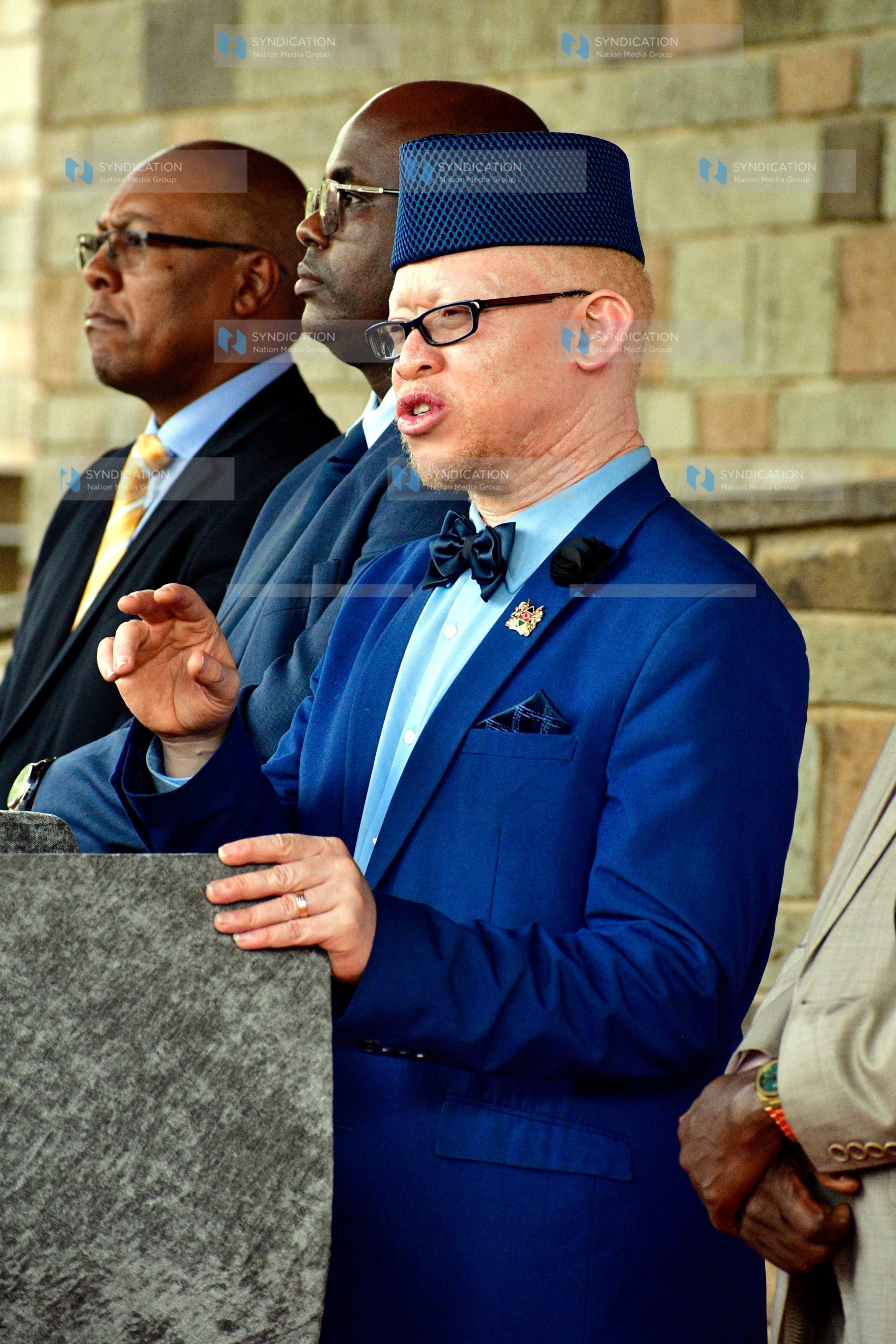 Government Spokesperson Isaac Mwaura briefs the media