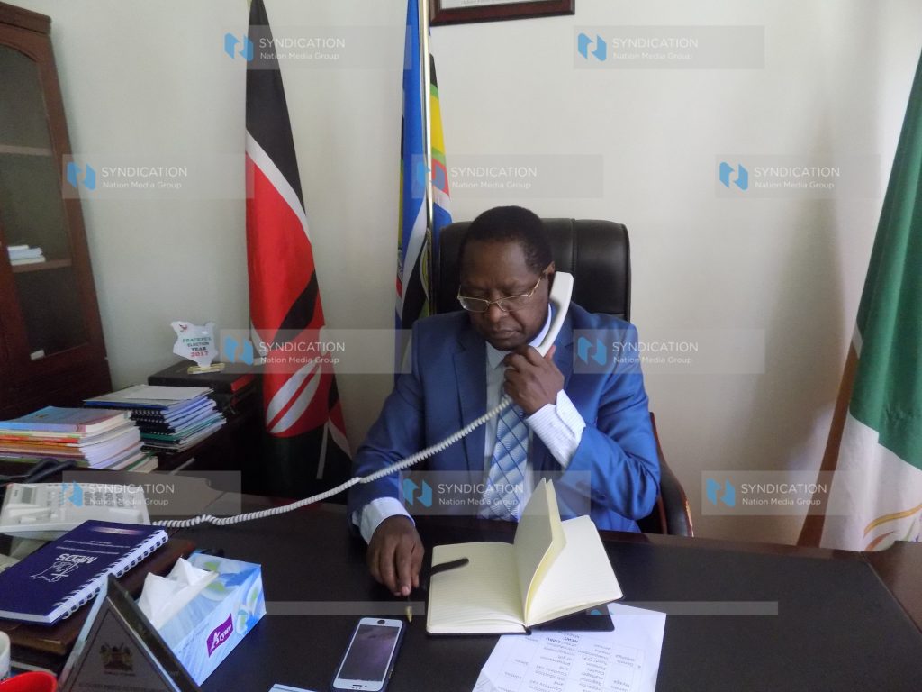 Embu Governor Martin Wambora in his office
