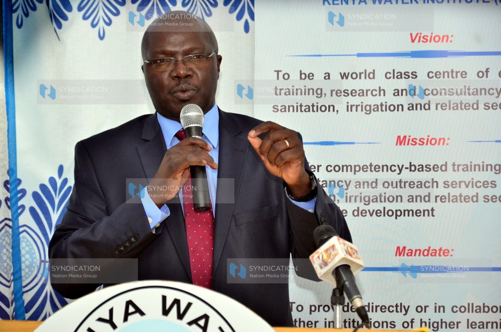 Water CS Simon Chelugui