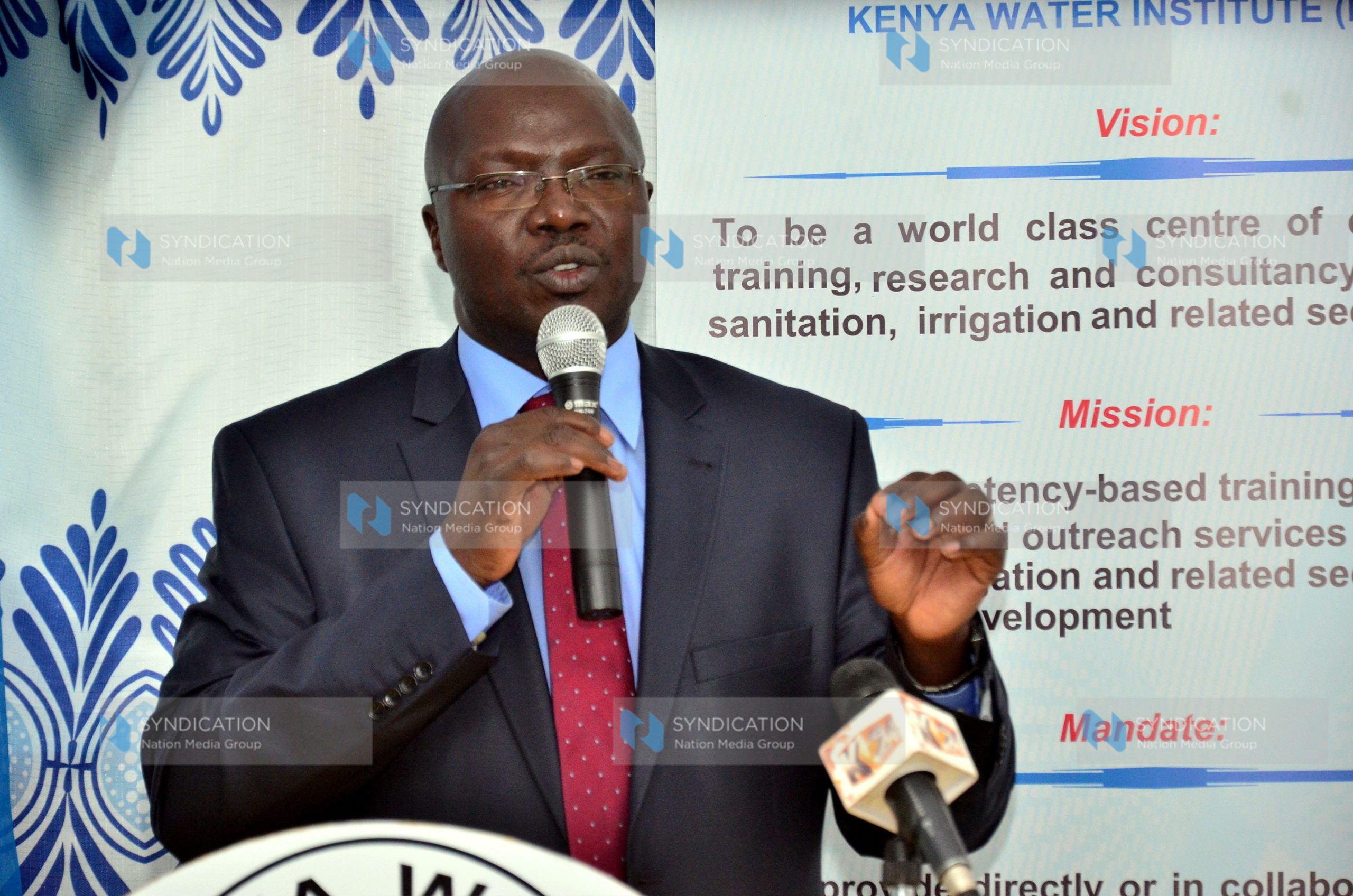 Water CS Simon Chelugui