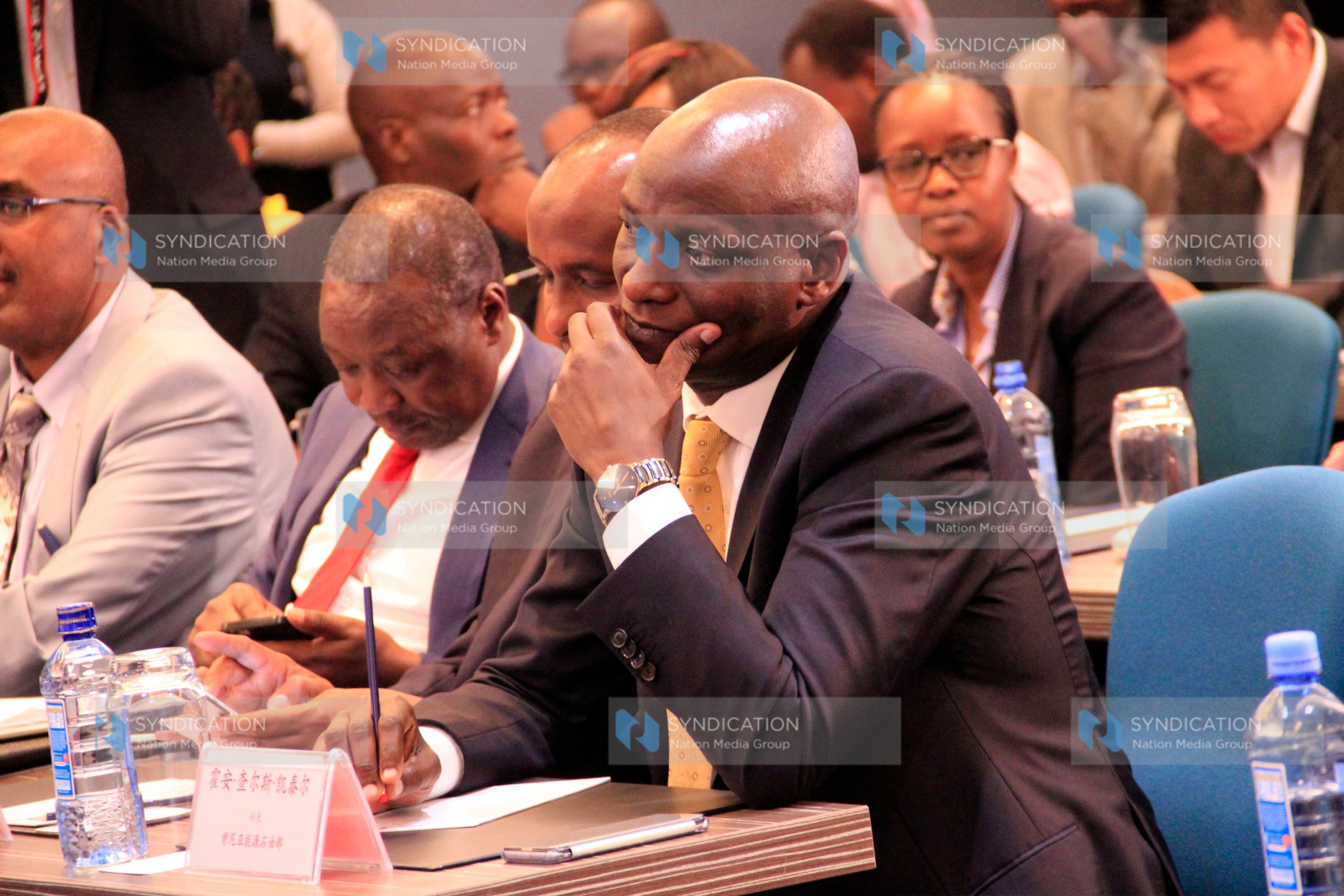 CS Energy Charles Keter during the signing for the MOU of 55 megawatts Garissa Solar Plant