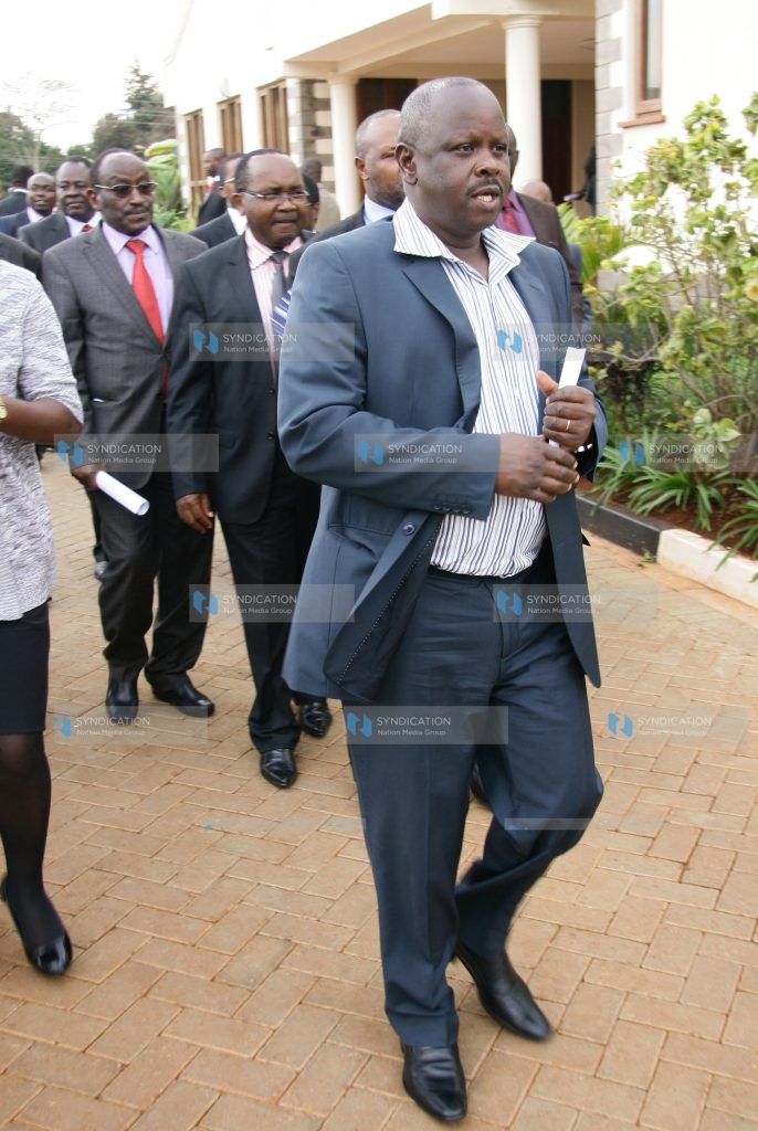 Jubilee governors led by Council of Governors Chairperson Isaac Ruto
