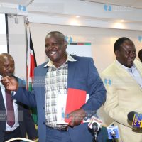 Governors led by Council of Governors Chairperson Isaac Ruto