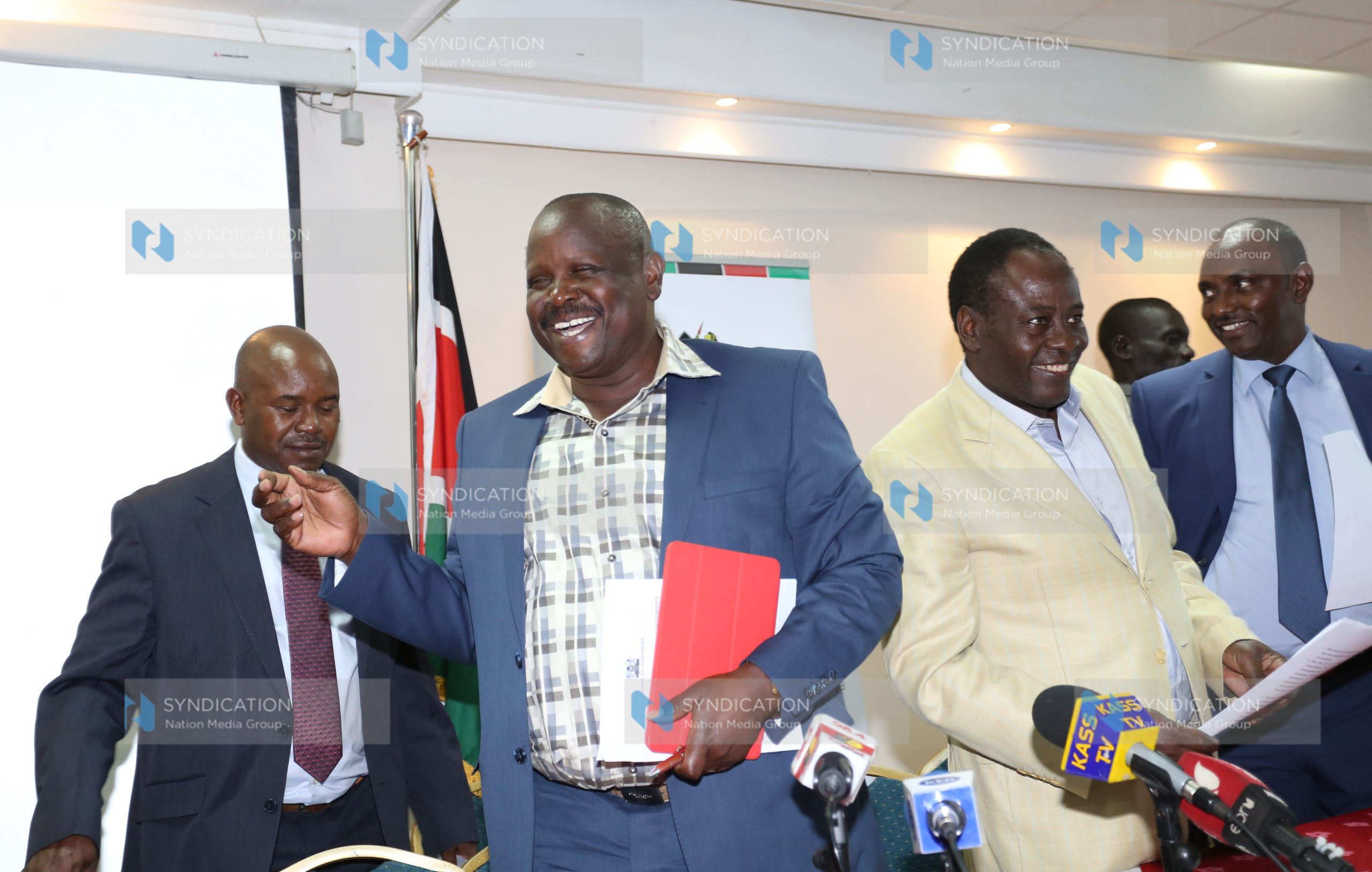 Governors led by Council of Governors Chairperson Isaac Ruto