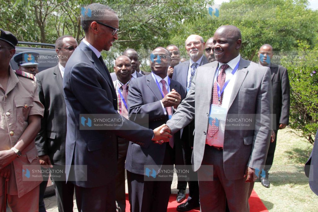 Council of Governors Chair Isaac Ruto receives Rwandan President Paul Kagame