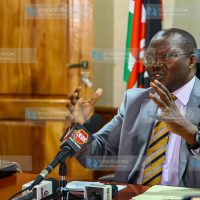 Cabinet Secretary for Co-operatives and Micro Small and Medium Enterprises Development Simon Chelugui