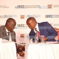 The National Treasury and Economic Planning John Mbadi and Deputy President Kithure Kindiki