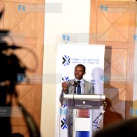 ICT Cabinet Secretary Joe Mucheru during the official opening of the 2018 ICT Week