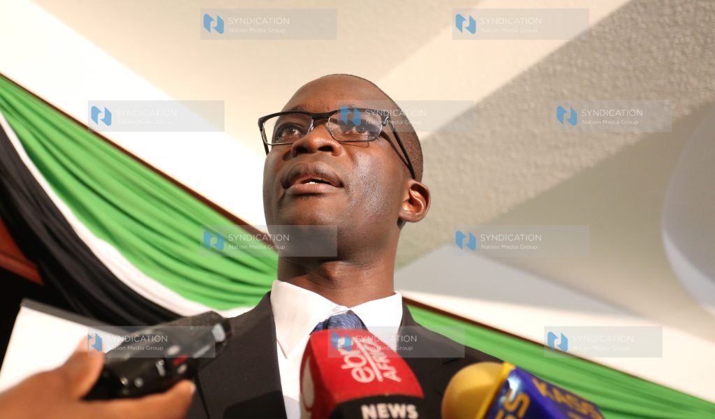 IEBC CEO Mr. Ezra Chiloba