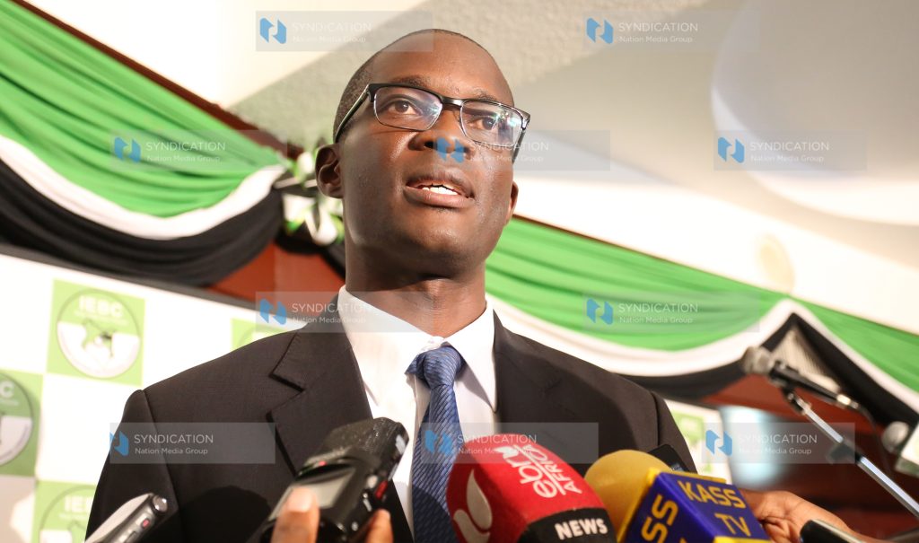 IEBC CEO Mr. Ezra Chiloba