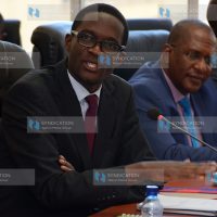IEBC CEO Ezra Chiloba with Director of Public Prosecutions Mr. Keriako Tobiko