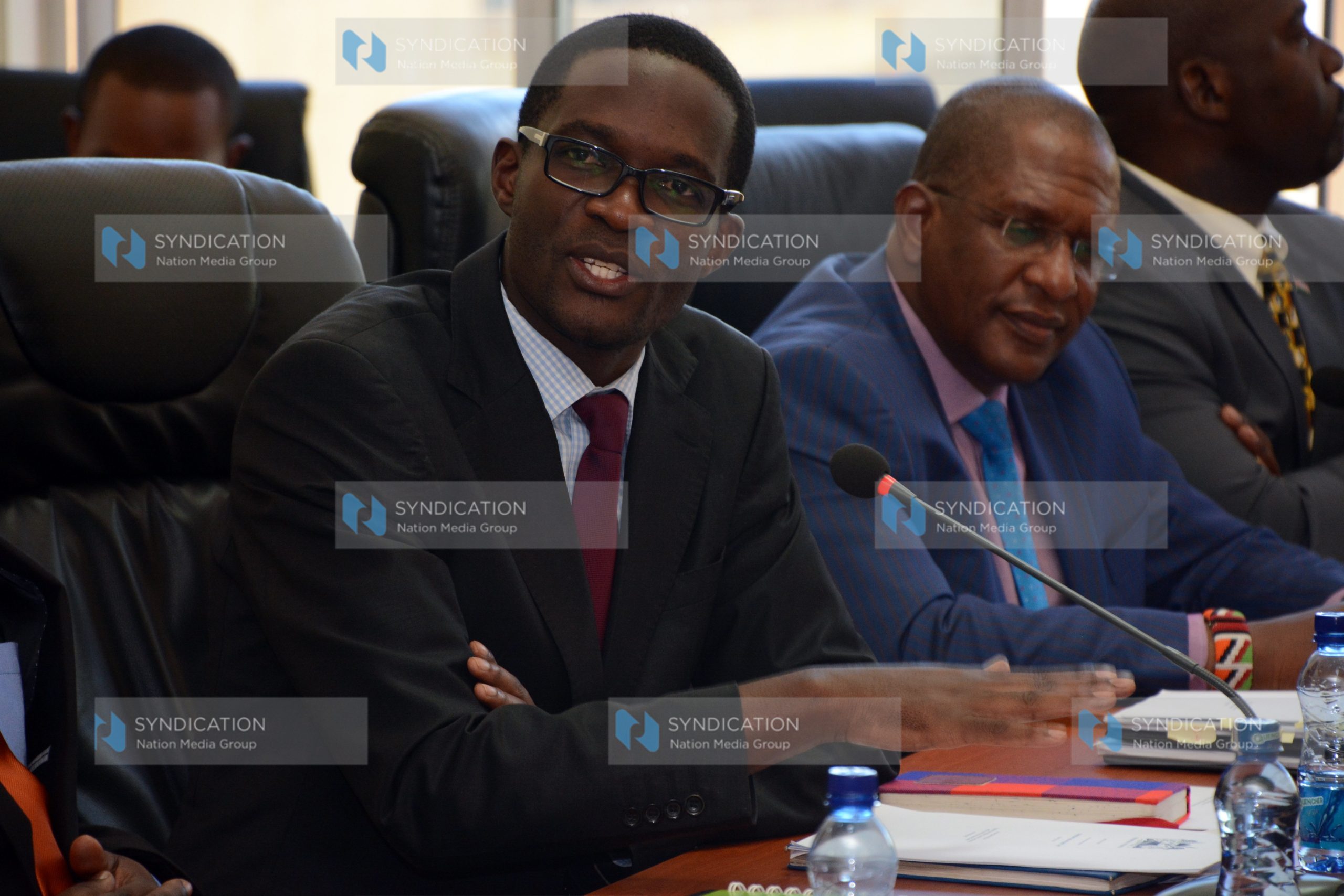 IEBC CEO Ezra Chiloba with Director of Public Prosecutions Mr. Keriako Tobiko