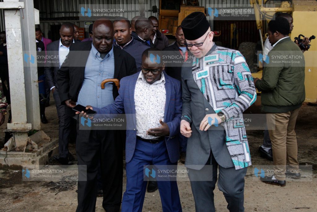 Inspection tour of the stalled multi-billion Itare Dam project