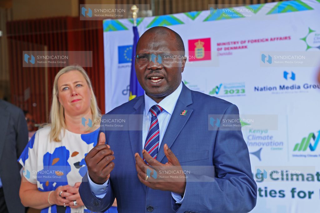 Cabinet Secretary for Cooperatives, Micro Small and Medium Enterprises Development Simon Chelugui