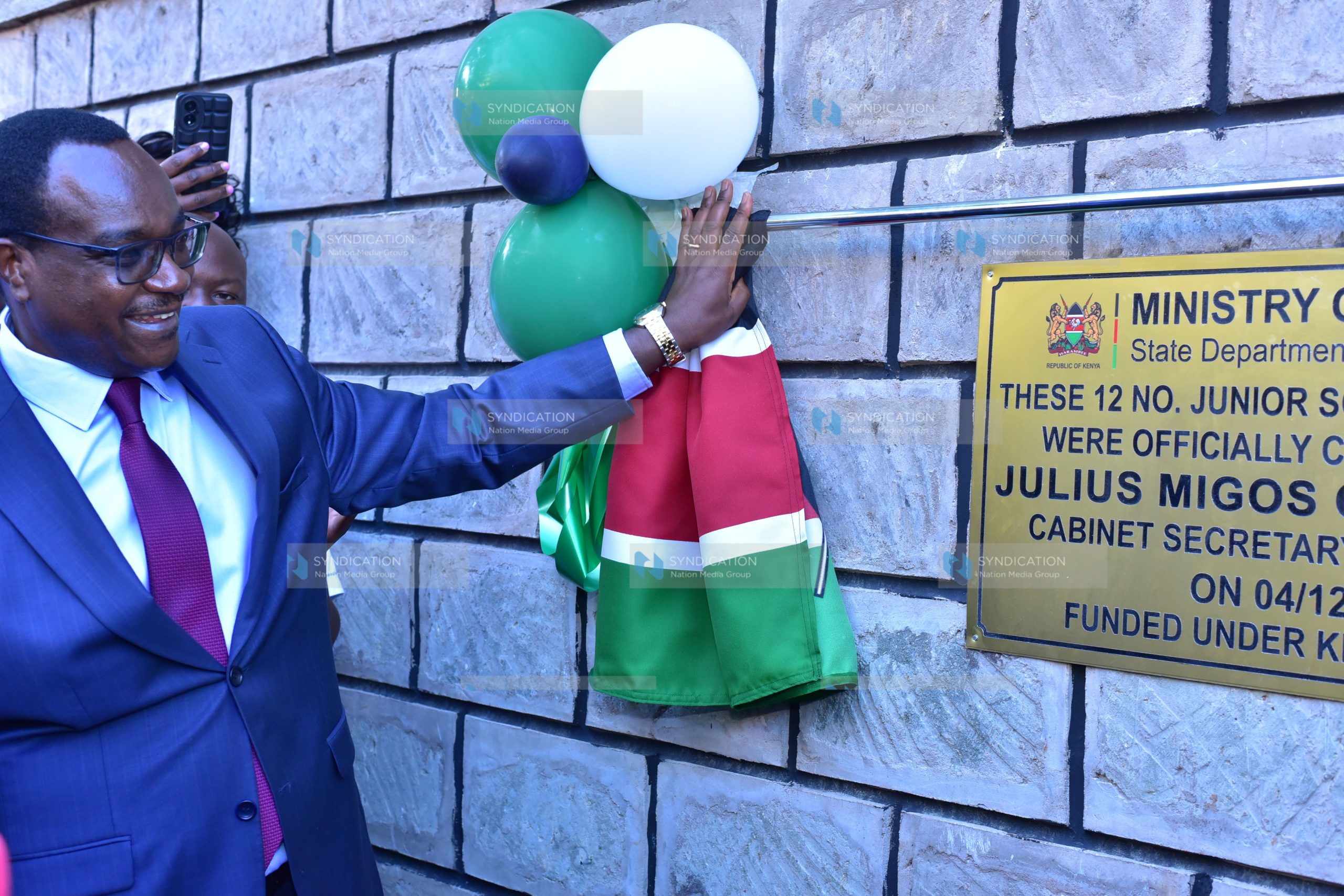 Cabinet secretary for Education Julius Migos Ogamba