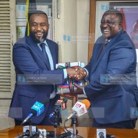 Ali Hassan Joho, CS Mining, Blue Economy and Maritime Affairs and Industry CS Salim Mvurya