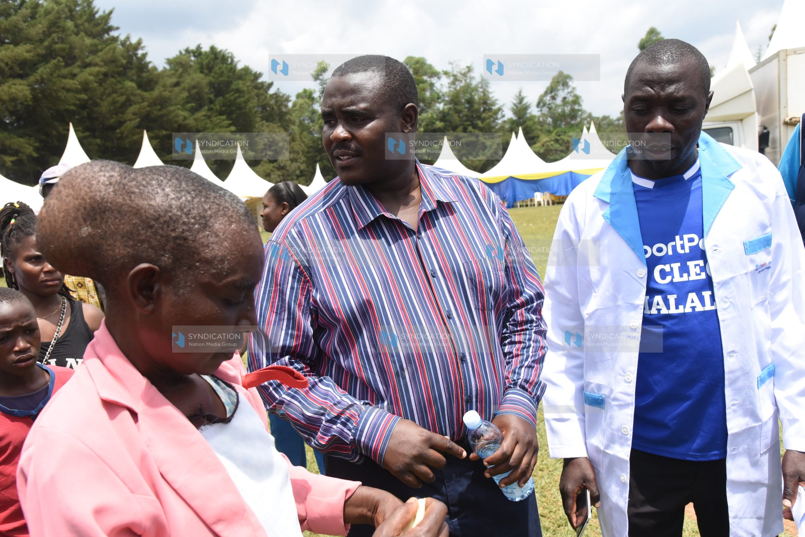 Free medical camp organised by Cleophas Malala