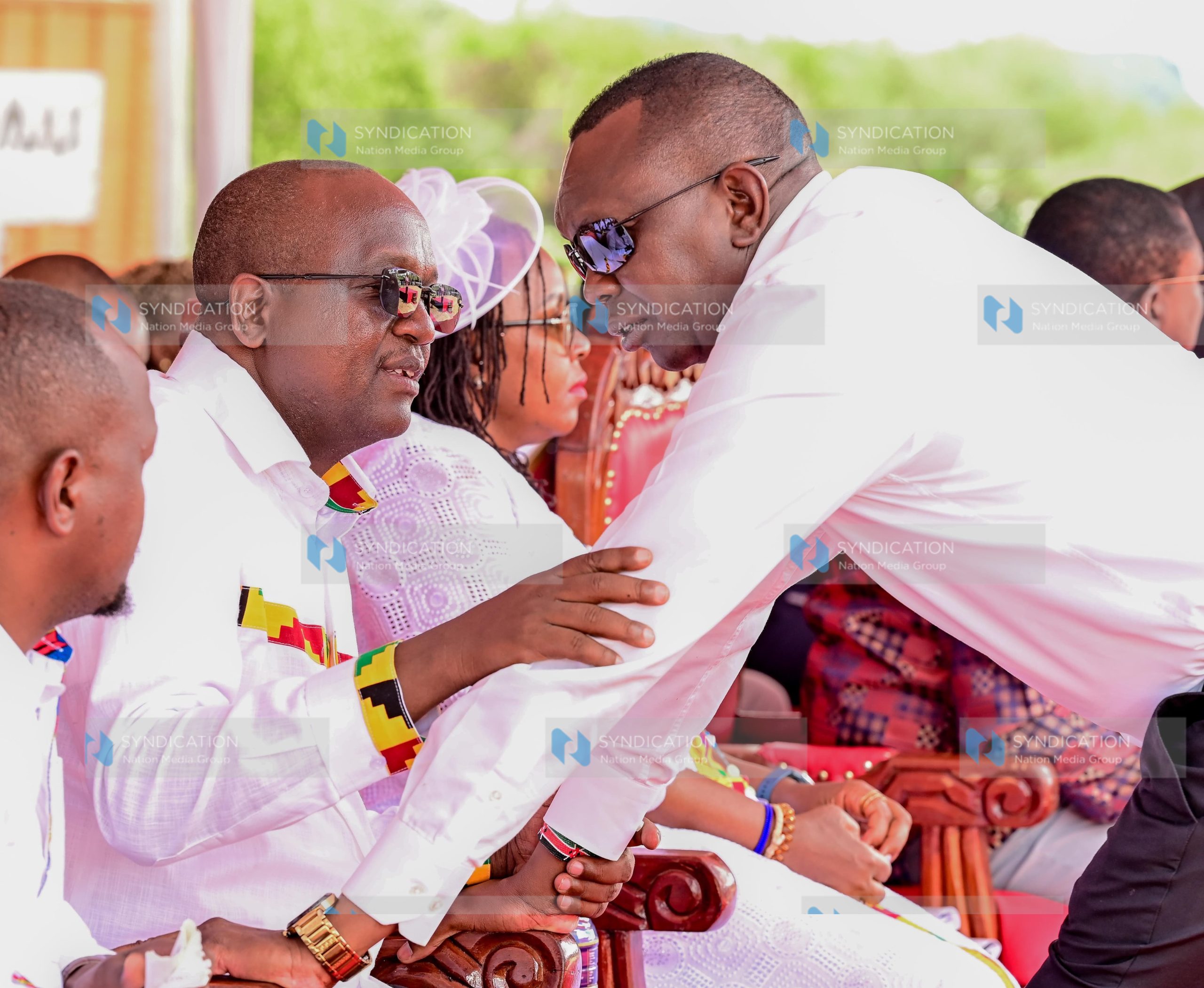 Tiaty MP William Kamket and his Kapseret counterpart Oscar Sudi