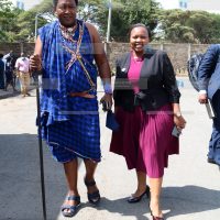 Senate Health Committee members Ledama Olekina and Millicent Omanga