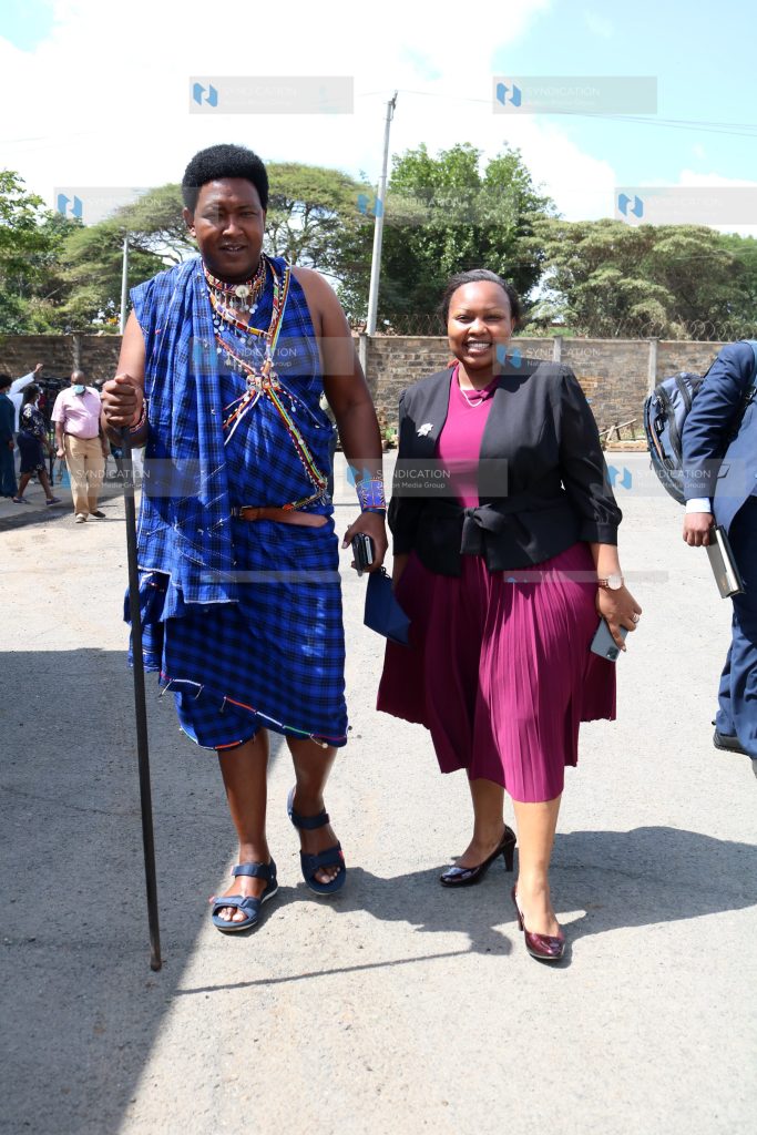Senate Health Committee members Ledama Olekina and Millicent Omanga