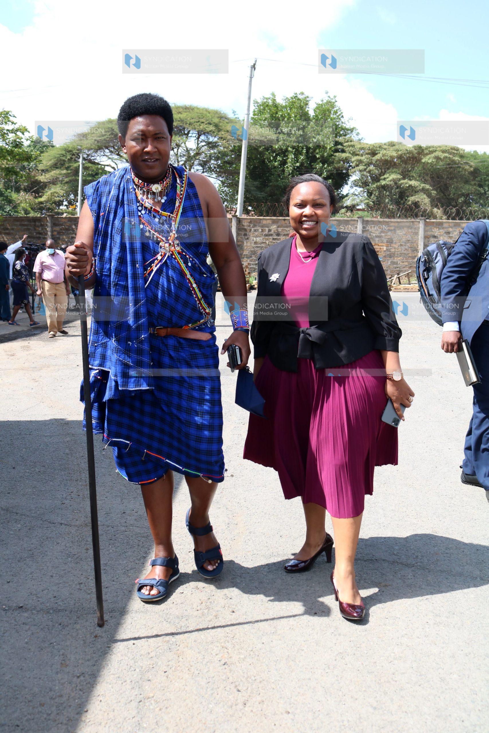 Senate Health Committee members Ledama Olekina and Millicent Omanga