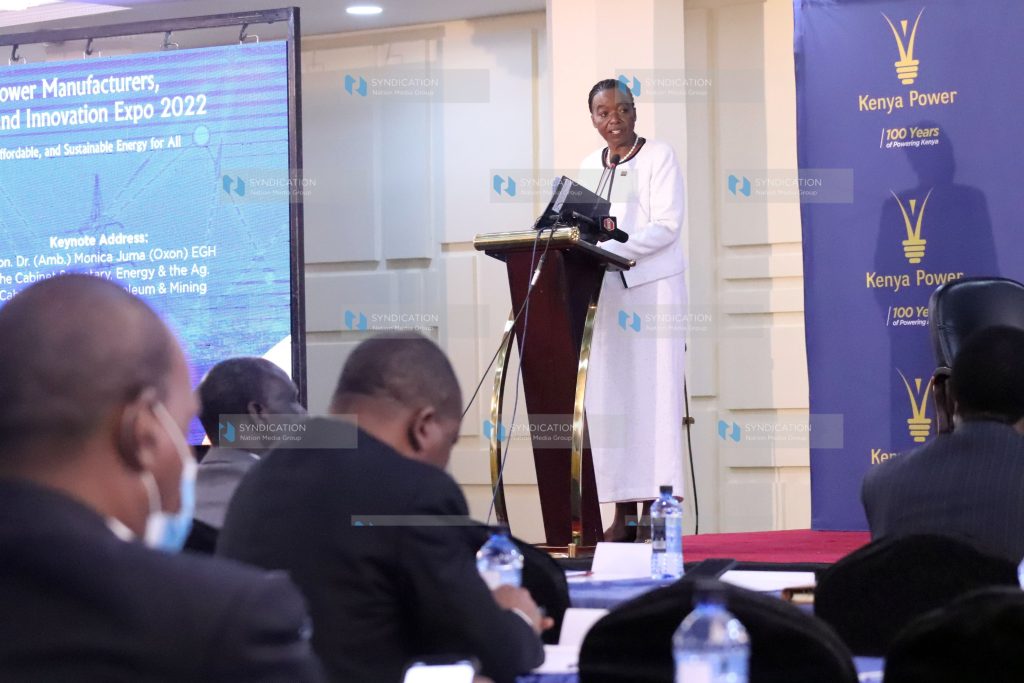 Ministry of Energy Cabinet Secretary Amb. Dr. Monica Juma