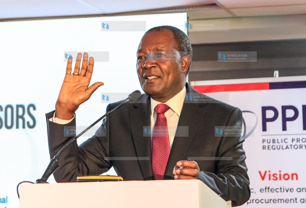 Cabinet Secretary of the National Treasury and Economic Planning Prof. Njuguna Ndung’u