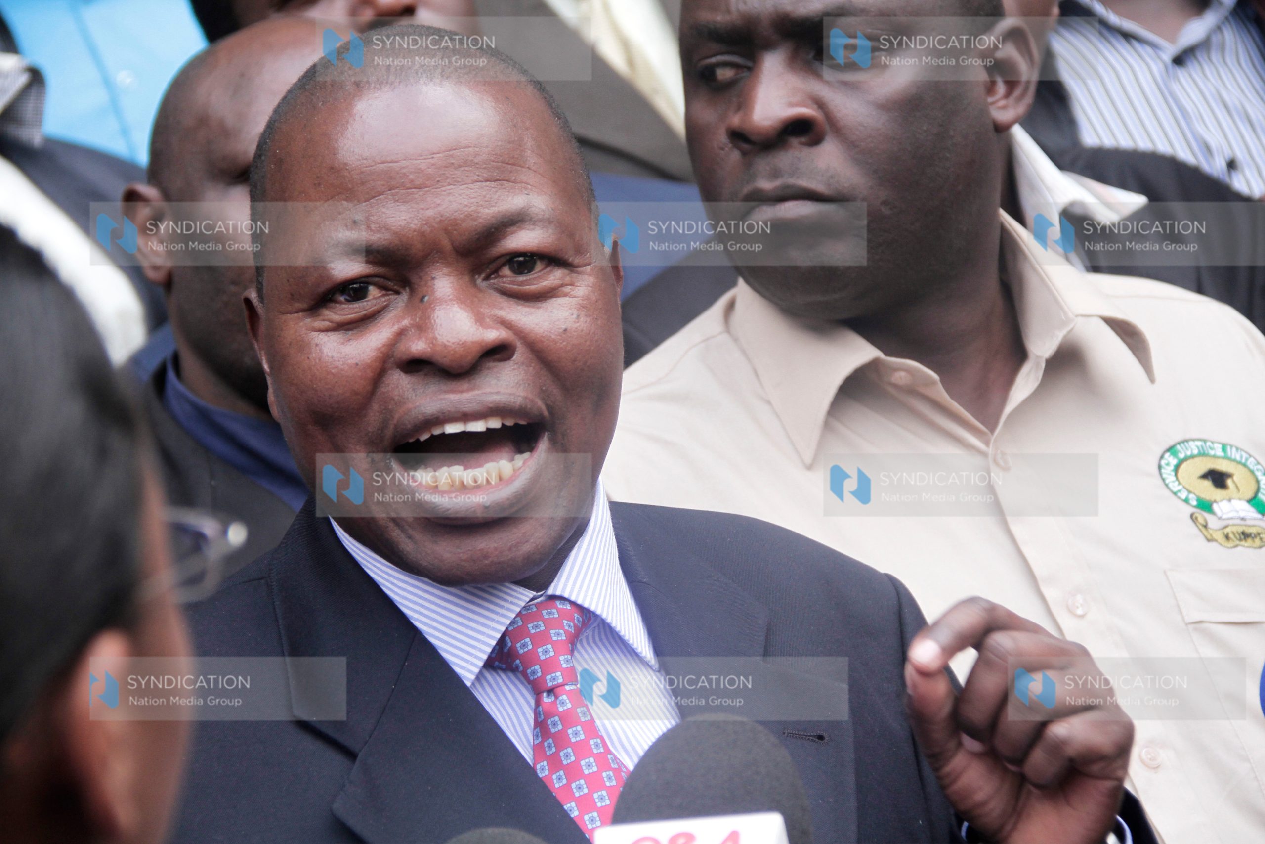 Secretary General of the Kenya Union of Post Primary Education Teachers (KUPPET) Akelo Misori