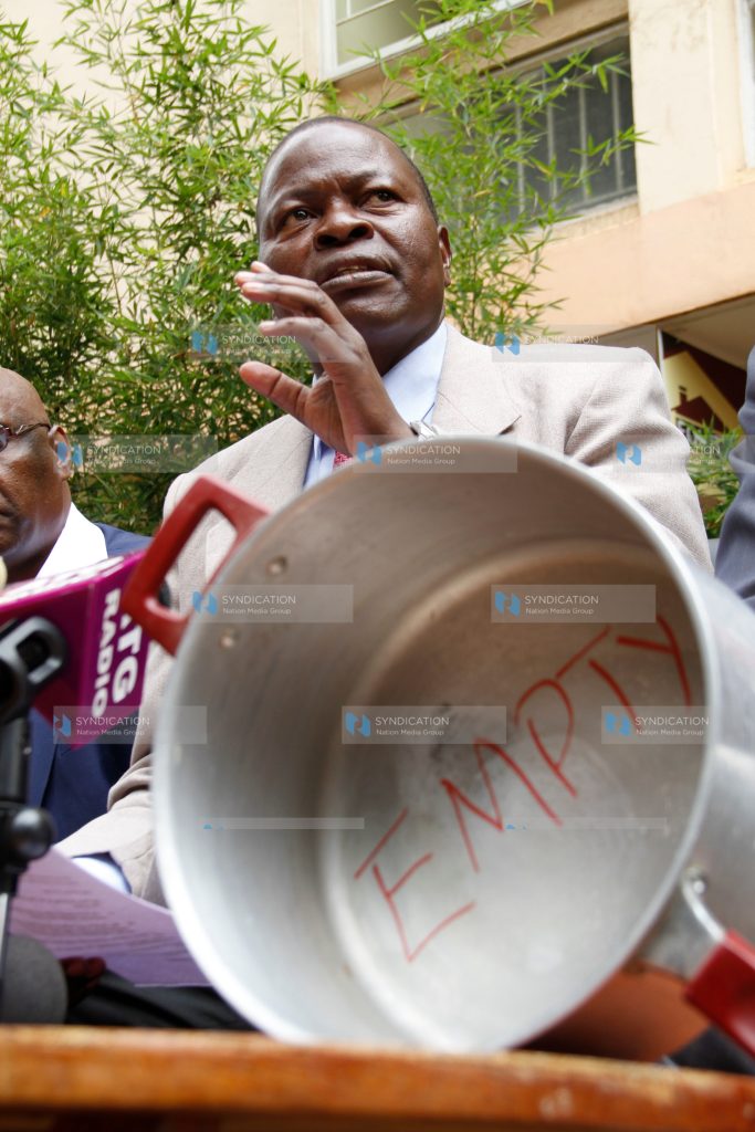 Kenya Union of Post Primary Education Teachers (KUPPET) secretary general Akelo Misori