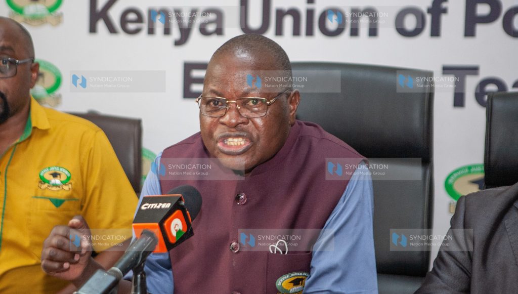Secretary-General for the Kenya Union of Post-Primary Education Teachers (KUPPET) Akelo Misori