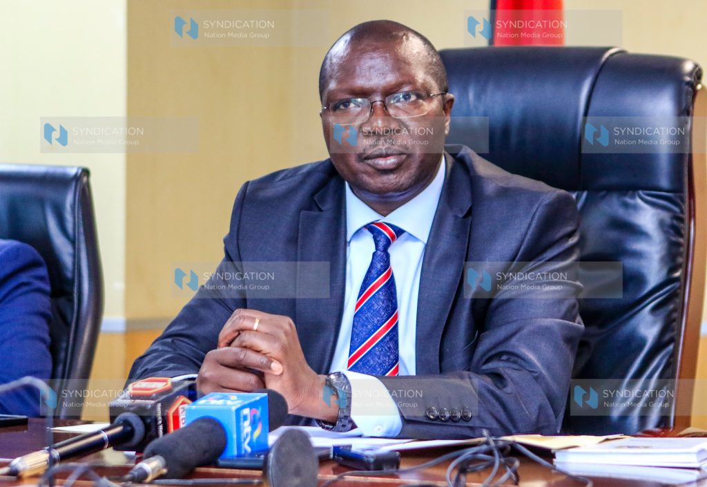Cabinet Secretary for Co-operatives and Micro Small and Medium Enterprises Development Simon Chelugui