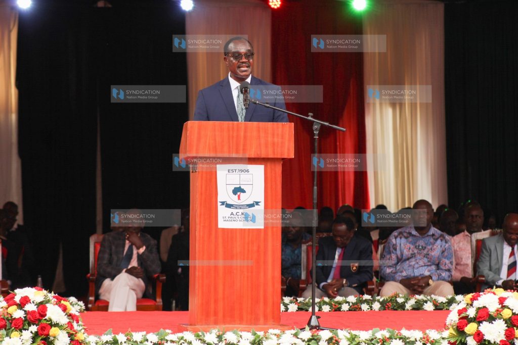 Julius Migos Ogamba, Cabinet Secretary for education addresses students