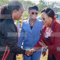 Hon Roselinda Soipan Tuya, Kenya’s Cabinet Secretary for Defence, officiates