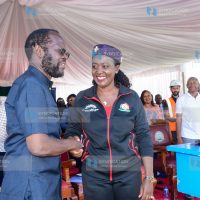 Groundbreaking ceremony of Moi Stadium