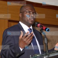 Cabinet secretary for labor Simon Chelugui
