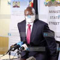 Ministry of Labour and Social Protection Cabinet Secretary Simon Chelugui