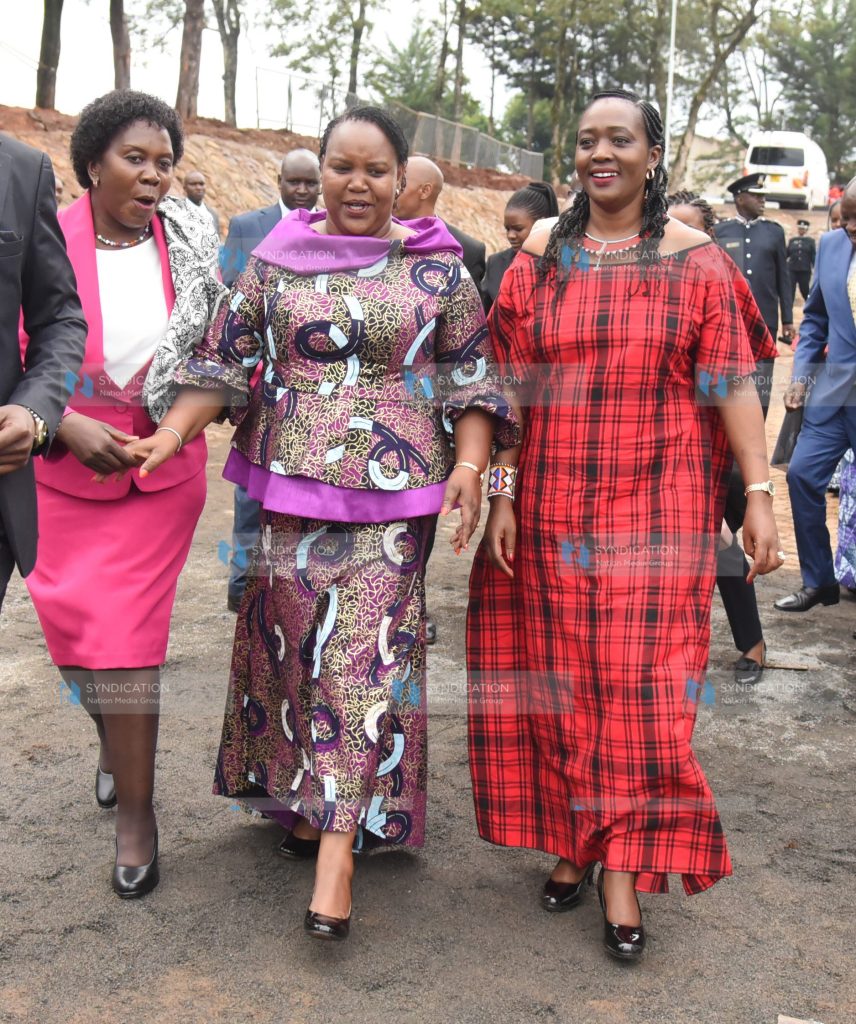 Labour CS Florence Bore and her counterpart for Environment, Soipan Tuya