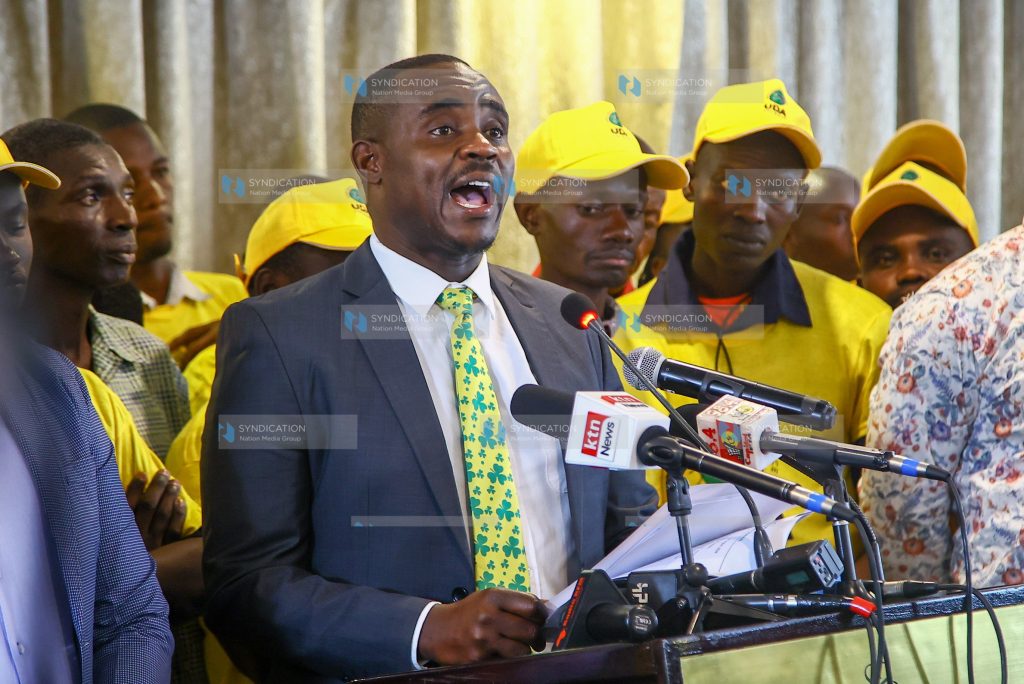 UDA ousted Secretary-General Cleophas Malala