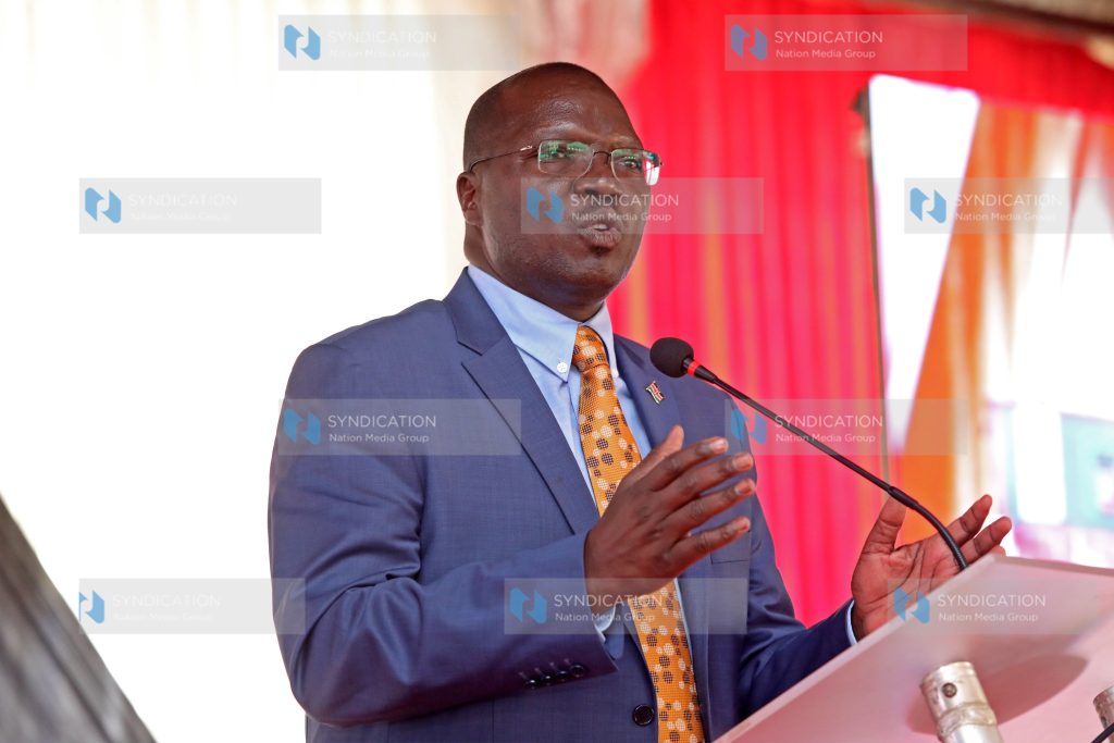 Cooperatives and MSME Cabinet Secretary Simon Chelugui
