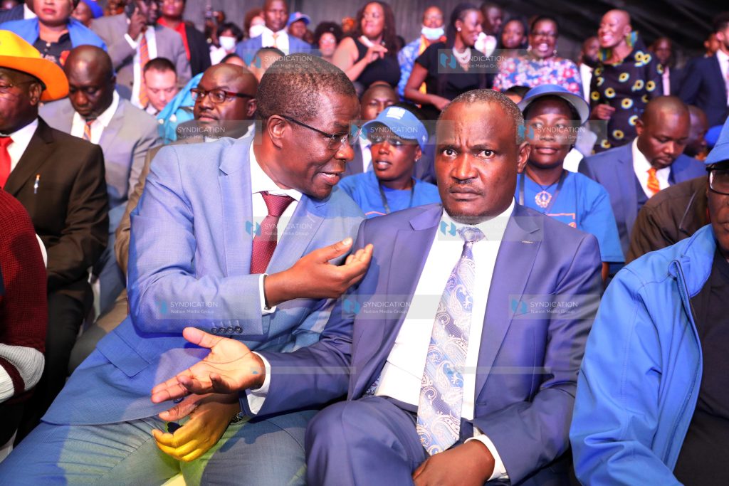 Suba South MP John Mbadi and Ugunja MP Opiyo Wandayi
