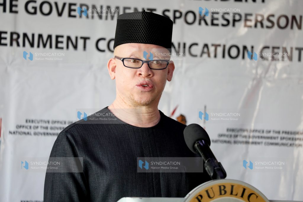 Government Spokesman Isaac Mwaura