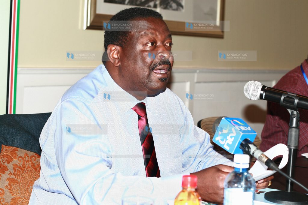 The acting chair of the National Economic and Social Council (NESC) and Minister for Local Government Musalia Mudavadi