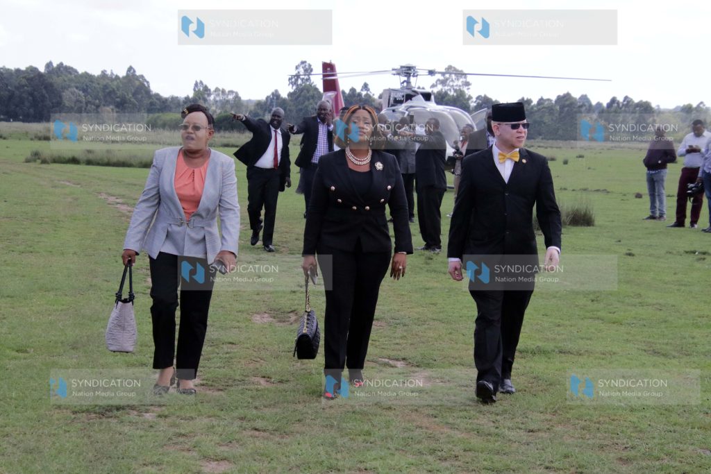 Nyandarua Woman Representative Faith Gitau, Laikipia Woman Representative Cate Waruguru, and Nominated Senator Isaac Mwaura