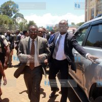 Embu County Governor Martin Wambora leaves the Court of Appeal