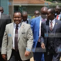 ICT CS Joe Mucheru and Nyeri Town MP Ngunjiri Wambugu