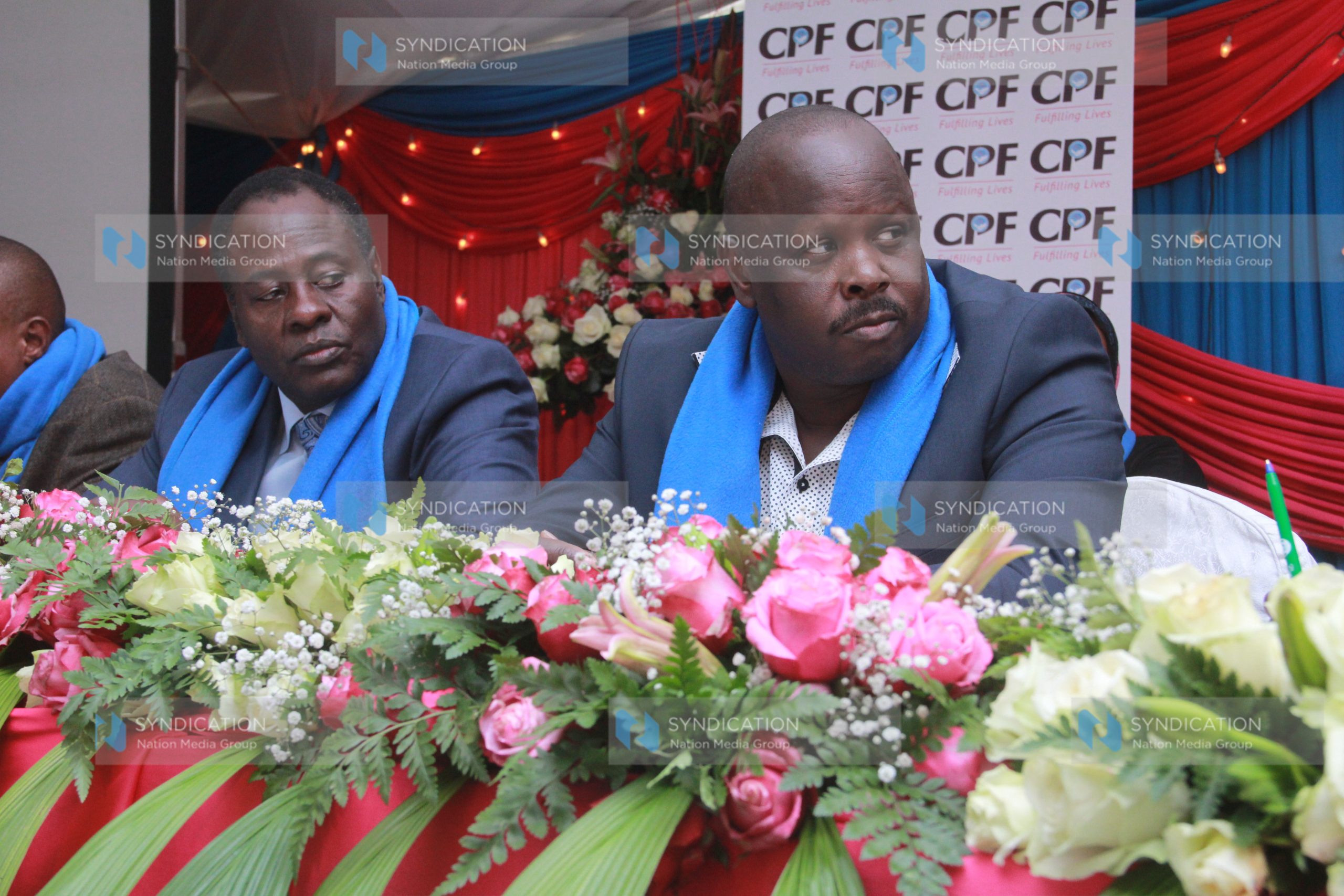 Bomet Governor Isaac Ruto and Nyeri Governor Nderitu Gachagua