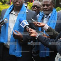 Bomet Governor Isaac Ruto and his Nyeri counterpart Nderitu Gachagua