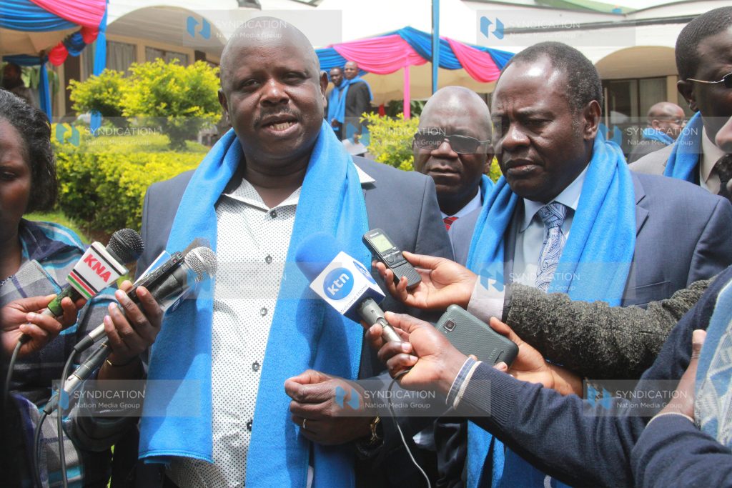 Bomet Governor Isaac Ruto and Nyeri Governor Nderitu Gachagua