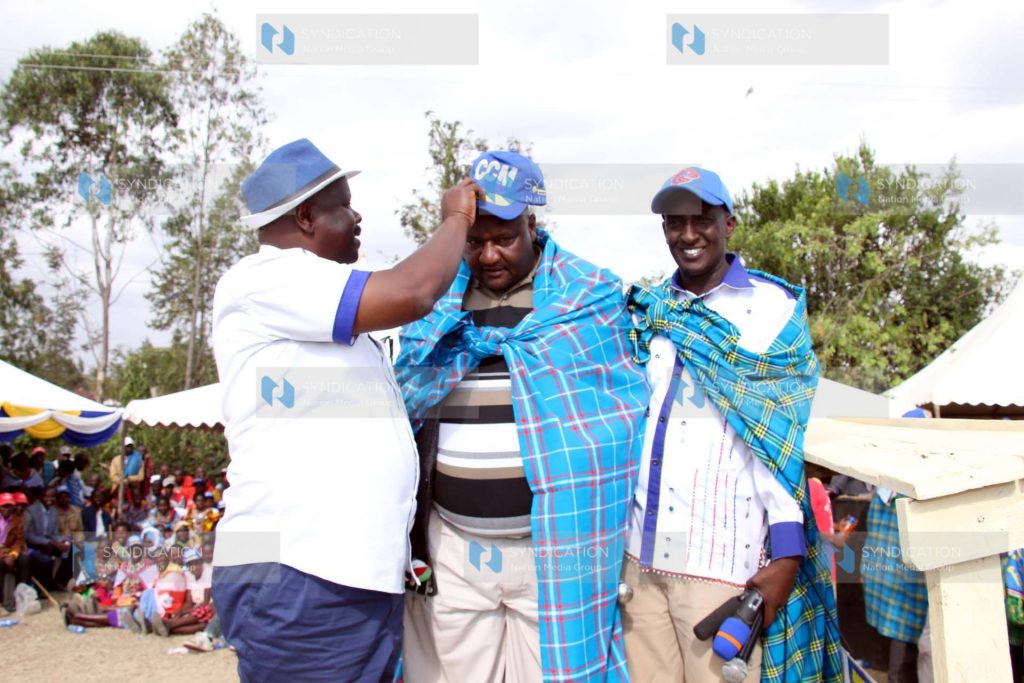 Jubilee youth leaders and former aspirants for various civic wards