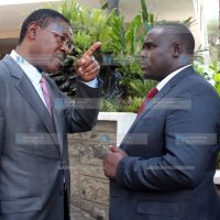 Moses Wetangula and Kakamega Senator Cleophas Malala
